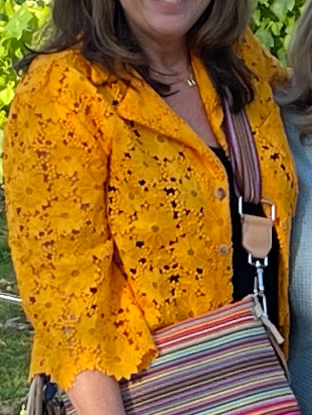 Anthropologie MAEVE summer blazer/jacket in an amazing sunflower yellow/orange! - Picture 6 of 6